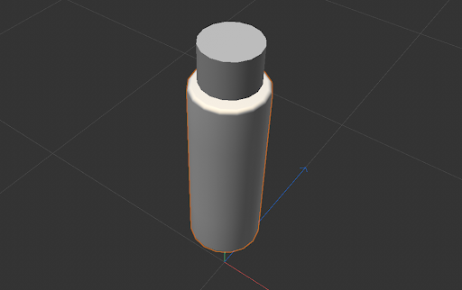 I brought in another cylinder for the lid and aligned it with the top of my bottle