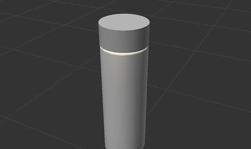 Adjusting the height and radius of the lid to match my reference