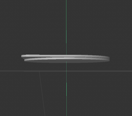 I duplicated the cylinder and moved it lower to create the top of the container